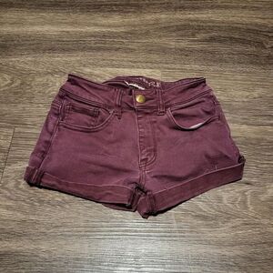 American Eagle Outfitters Hi Rise Shortie Shorts Women's Size 00 Regular